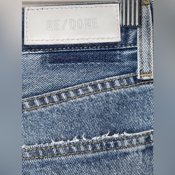 RE/DONE Jeans Women’s Size 29 Originals 90s Comfy Jean in Sunfaded Destroy - Picture 9 of 14